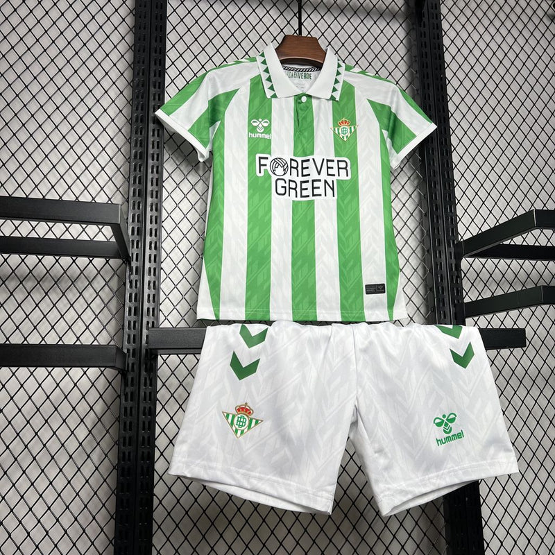Kids Real Betis Primera Equipacíon Kit 2024/2025