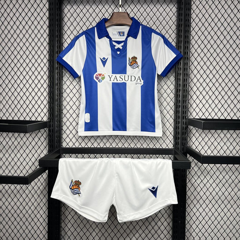 Kids Real Sociedad Primera Equipacíon Kit 2024/2025