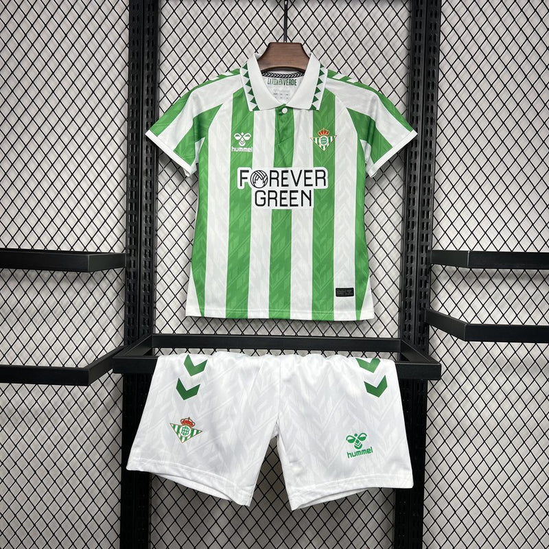 Kids Real Betis Primera Equipacíon Kit 2024/2025