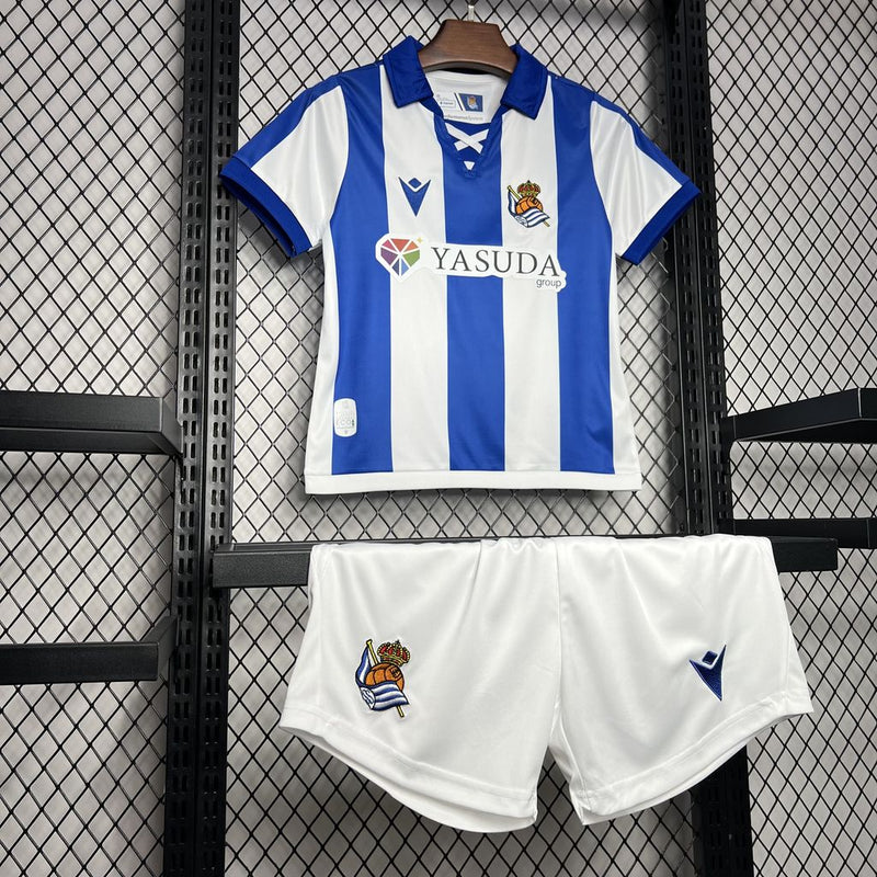 Kids Real Sociedad Primera Equipacíon Kit 2024/2025
