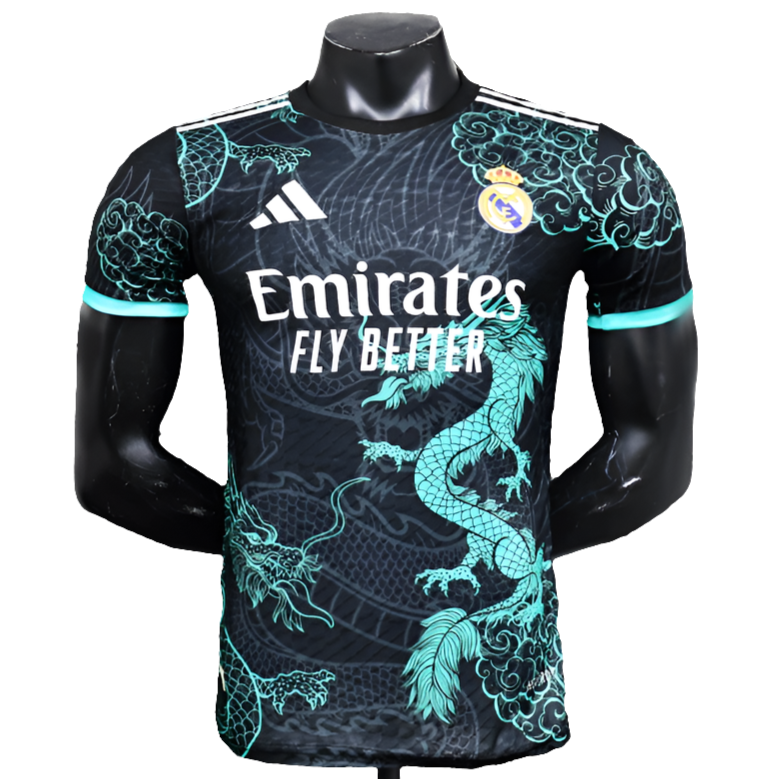 Real Madrid 25/26 Special Edition Camiseta - Black and Light Blue - Player Version
